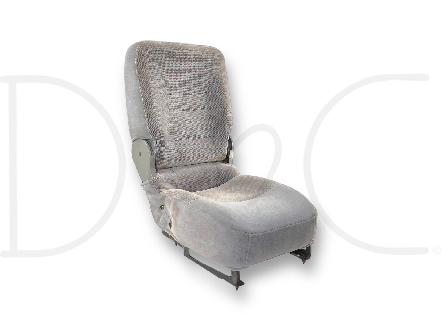 92-97 Ford F250 F350 Front Center Console Jump Seat 40/20/40 Gray Cloth OEM