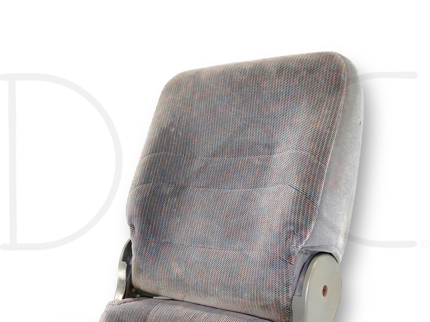 92-97 Ford F250 F350 Front Center Console Jump Seat 40/20/40 Gray Cloth OEM