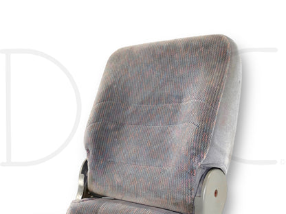 92-97 Ford F250 F350 Front Center Console Jump Seat 40/20/40 Gray Cloth OEM