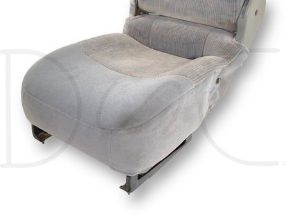 92-97 Ford F250 F350 Front Center Console Jump Seat 40/20/40 Gray Cloth OEM