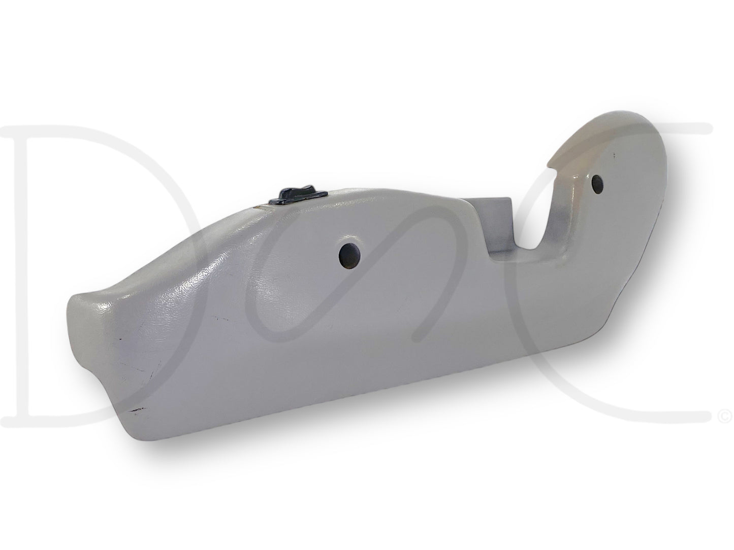 92-97 Ford F250 F350 LH Left Driver Seat Side Trim Panel Lumbar Switch Opal Gray