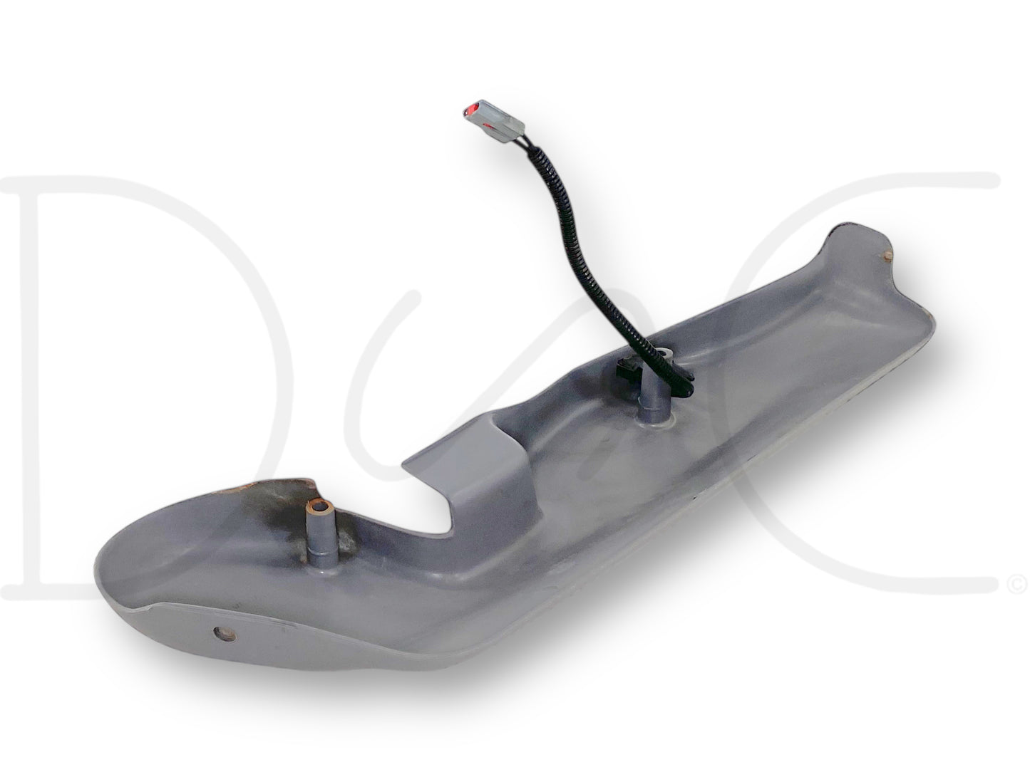 92-97 Ford F250 F350 LH Left Driver Seat Side Trim Panel Lumbar Switch Opal Gray