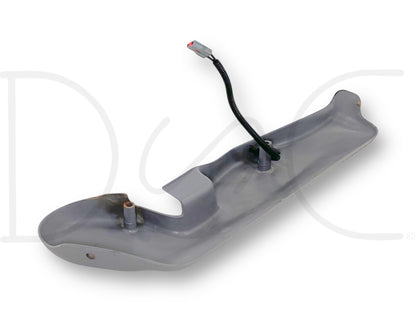 92-97 Ford F250 F350 LH Left Driver Seat Side Trim Panel Lumbar Switch Opal Gray