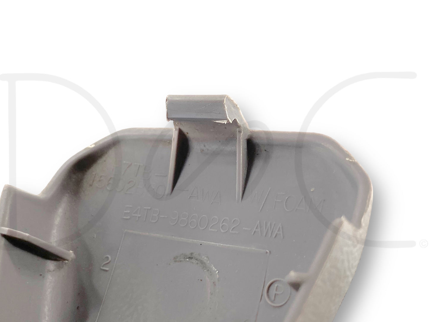 87-97 Ford F250 F350 Seat Belt Seatbelt Upper Bolt Trim Cover Opal Gray OE