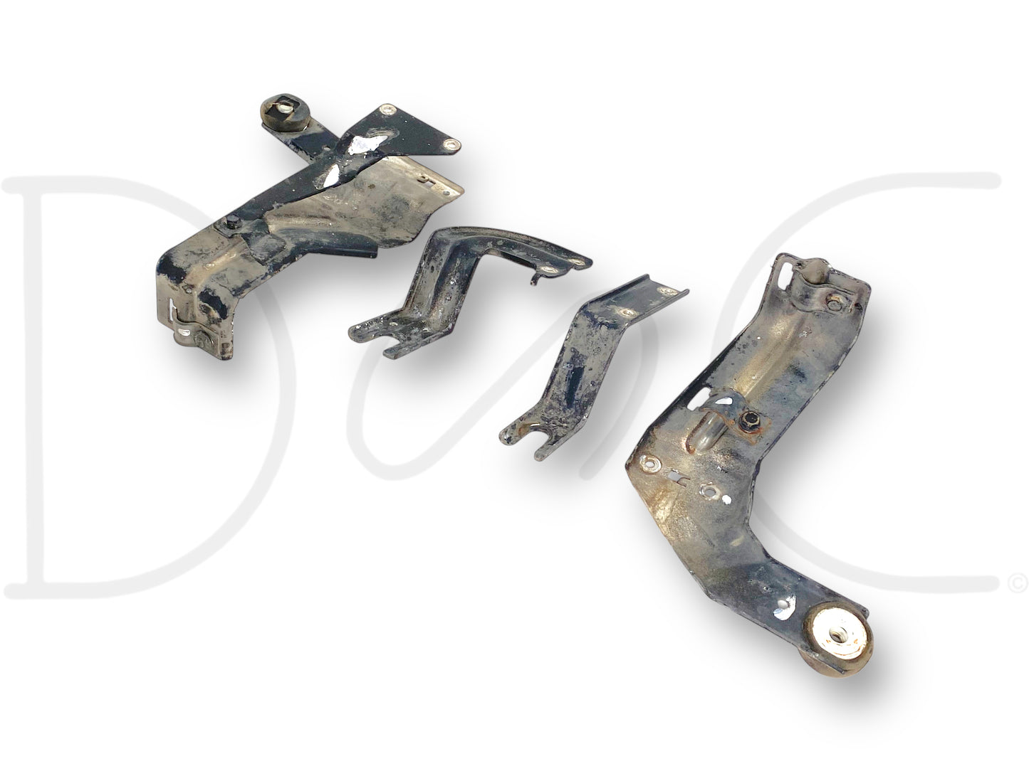 94-97 Ford F250 F350 Truck A/C Condenser Upper & Lower Bracket Set OEM
