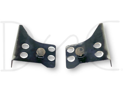 92-97 Ford F250 F350 Fender To Core Support Brackets OE Corner Bracket Set