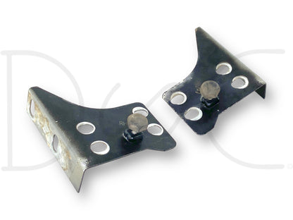 92-97 Ford F250 F350 Fender To Core Support Brackets OE Corner Bracket Set
