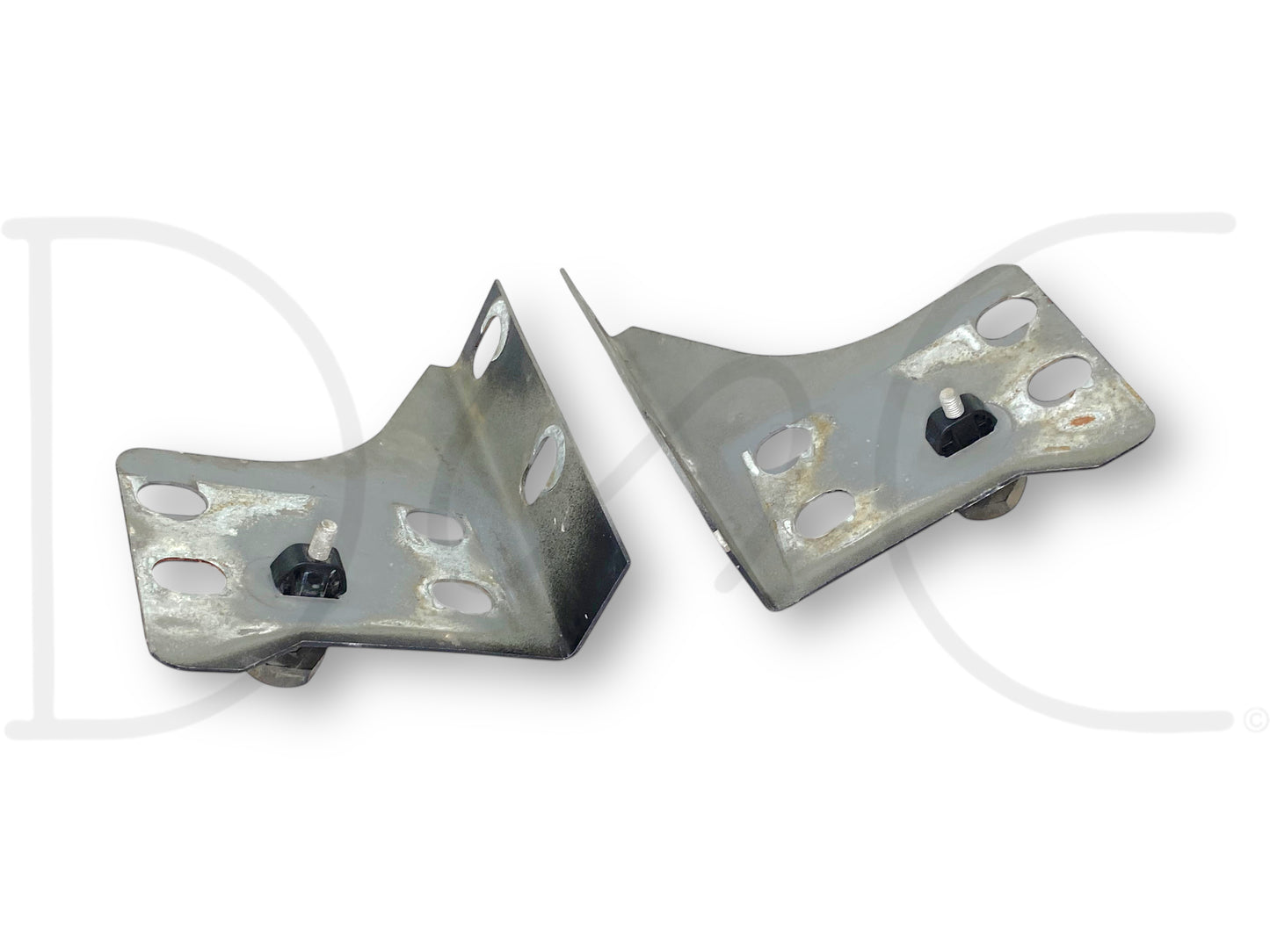 92-97 Ford F250 F350 Fender To Core Support Brackets OE Corner Bracket Set