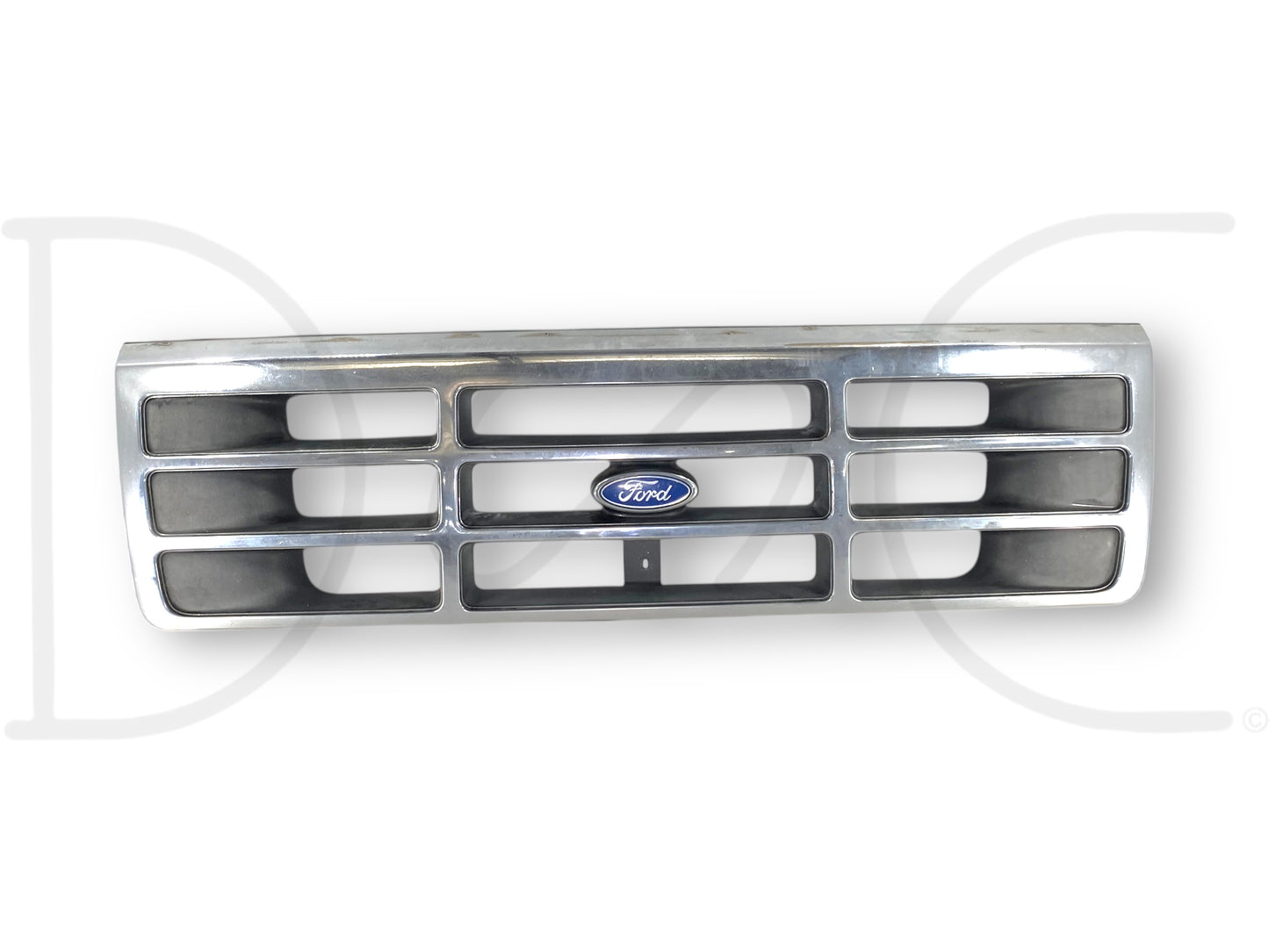 92-96 Ford F150 F250 97 F350 Front Grill Grille Chrome OEM F4Tb-8200