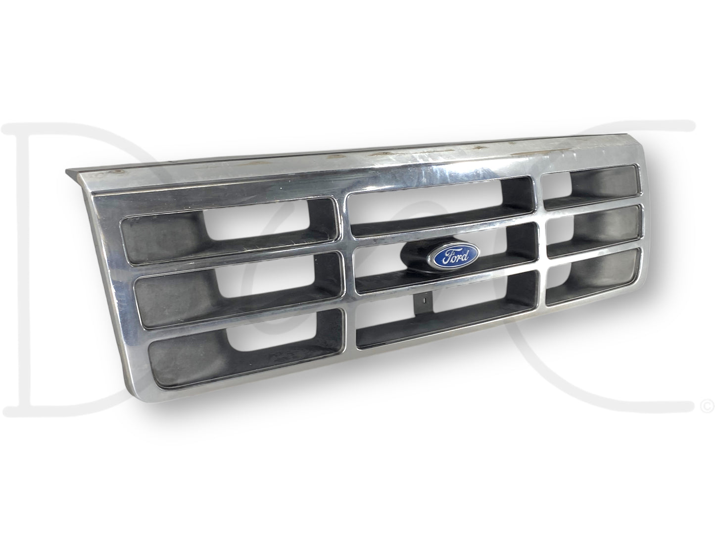 92-96 Ford F150 F250 97 F350 Front Grill Grille Chrome OEM F4Tb-8200