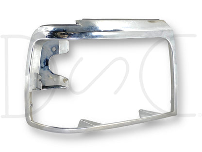 92-97 Ford F250 F350 Right Passenger Headlight Bezel Trim Surround Chrome OEM