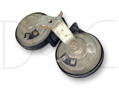 92-97 Ford F250 F350 Horn Set Hi Low Dual Tone Horns OEM