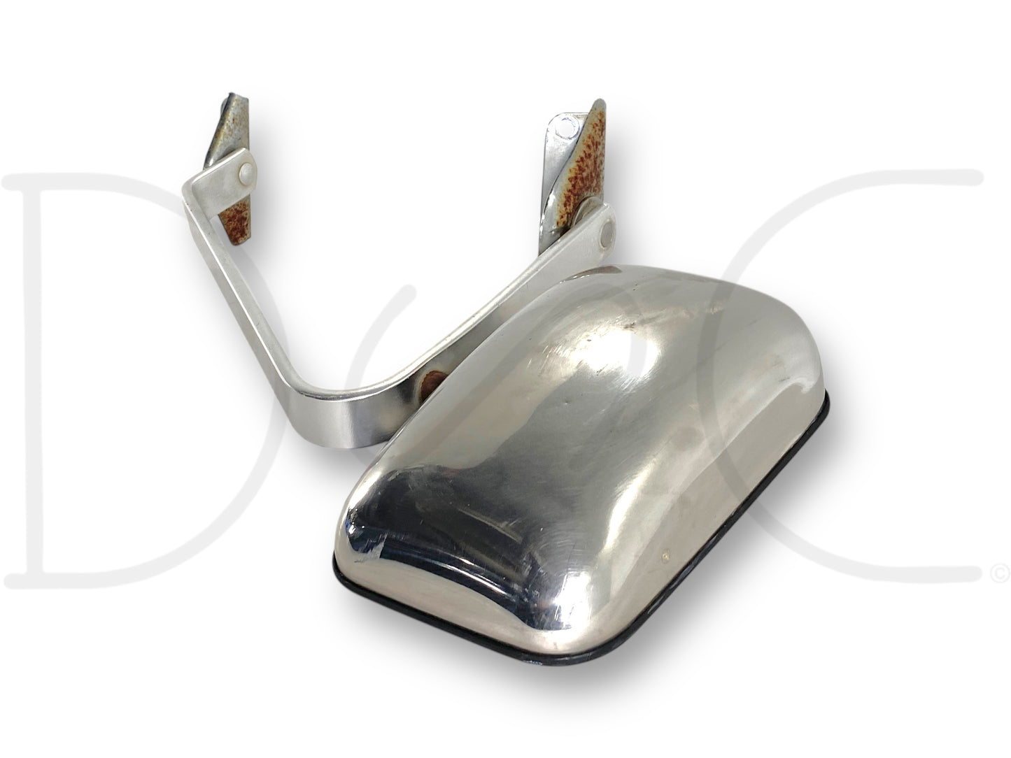 80-97 Ford F250 F350 LH Left Driver Door Mirror Manual OEM