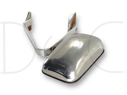 80-97 Ford F250 F350 LH Left Driver Door Mirror Manual OEM