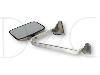 80-97 Ford F250 F350 LH Left Driver Door Mirror Manual OEM