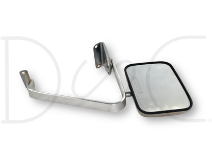 80-97 Ford F250 F350 RH Right Passenger Door Mirror Manual OEM *Blem*