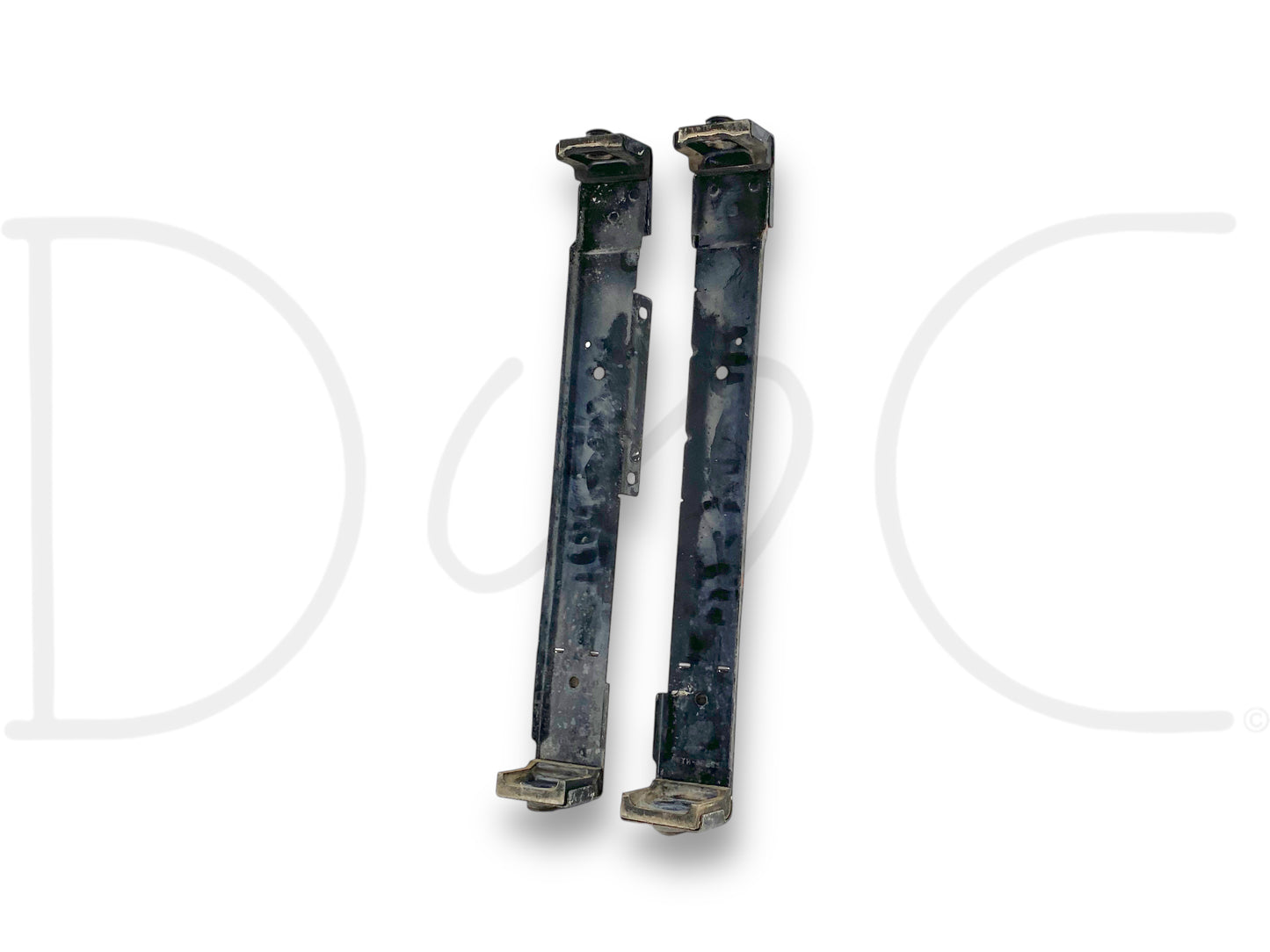 95-97 Ford F250 F350 7.3 Diesel Radiator Mount Bracket Pair OE Brackets