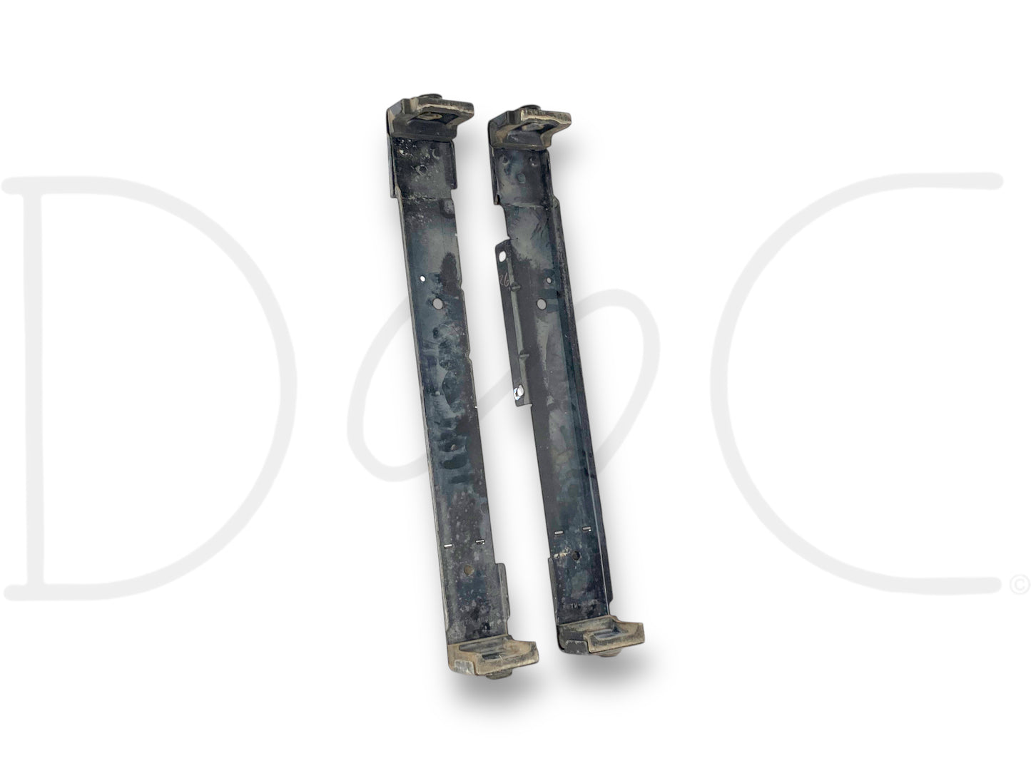 95-97 Ford F250 F350 7.3 Diesel Radiator Mount Bracket Pair OE Brackets