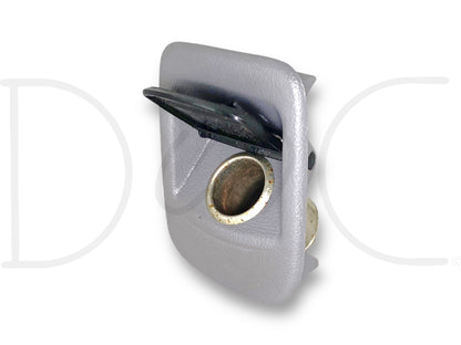92-97 Ford F250 F350 Truck Dash Power Point 12V Outlet OE Opal Gray Trim Bezel