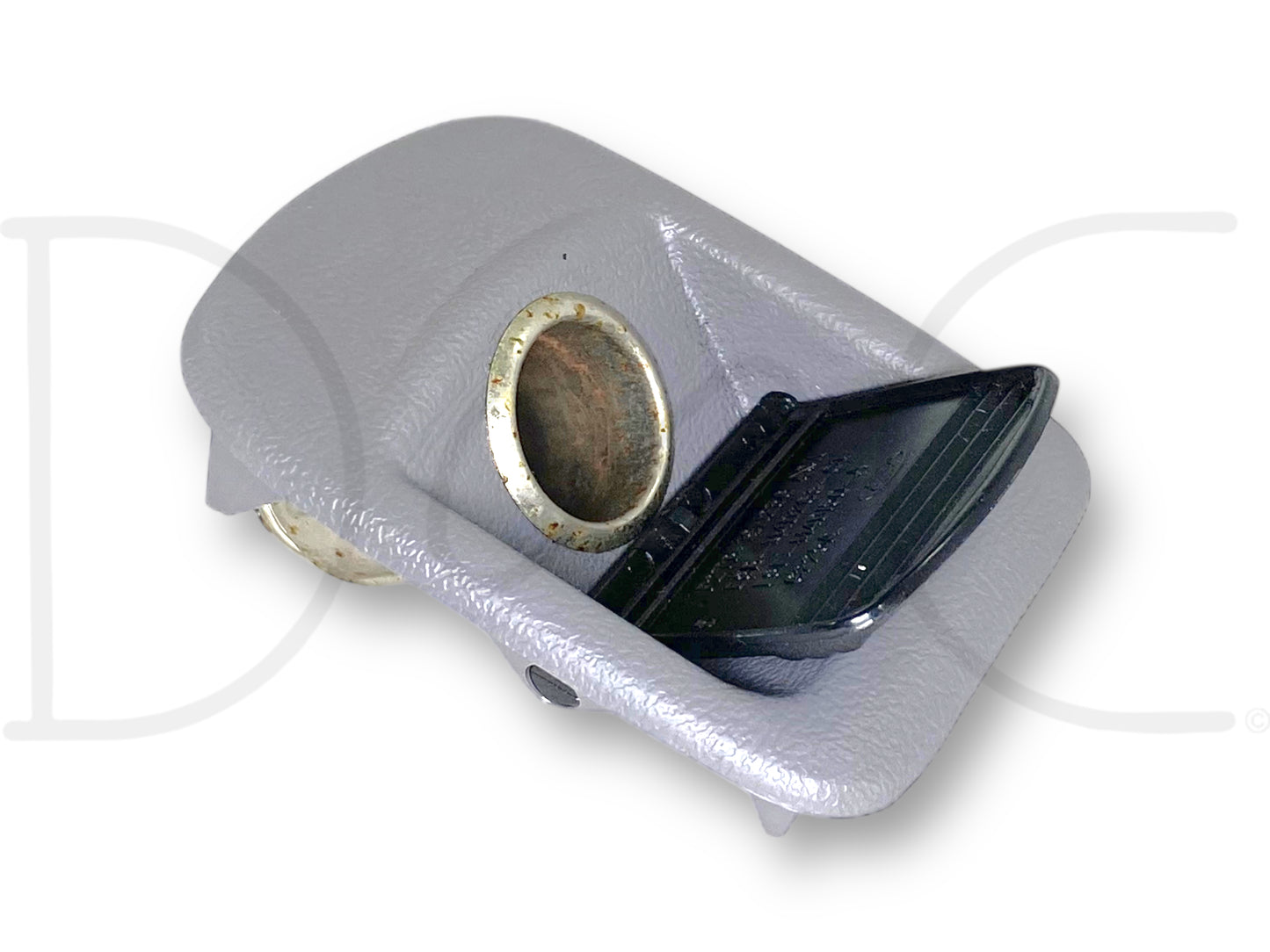 92-97 Ford F250 F350 Truck Dash Power Point 12V Outlet OE Opal Gray Trim Bezel