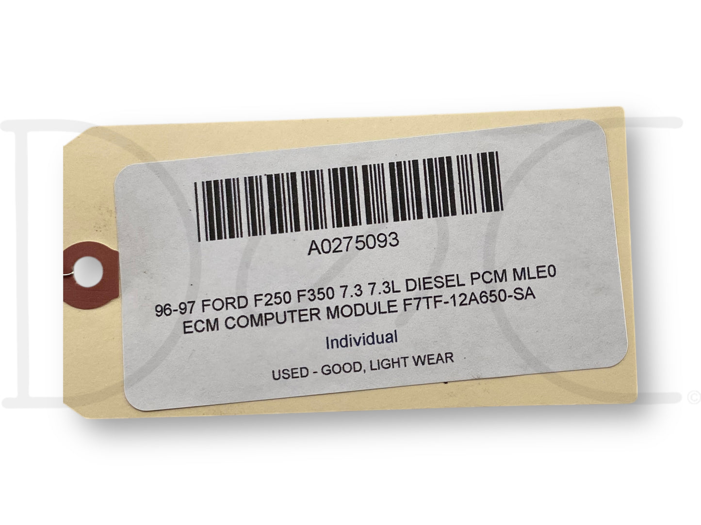 96-97 Ford F250 F350 7.3 7.3L Diesel PCM Mle0 ECM Computer Module F7Tf-12A650-Sa