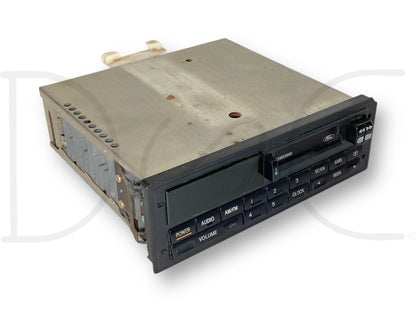 94-97 Ford F250 F350 Radio Head Unit AM/FM Cassette Tape OEM F6Tf-19B132 *Blem*
