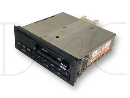 94-97 Ford F250 F350 Radio Head Unit AM/FM Cassette Tape OEM F6Tf-19B132 *Blem*
