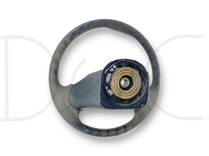 92-97 Ford F250 F350 Steering Wheel Black Leather OEM *Blem*
