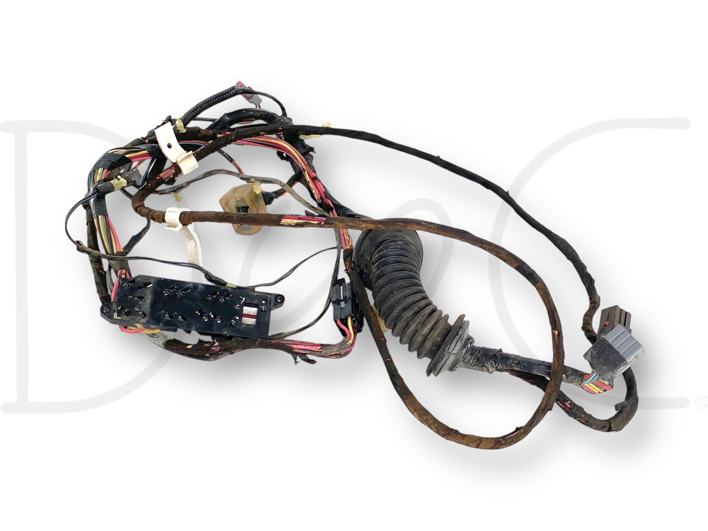 96-97 Ford F250 F350 LH Left Driver Front Door Wiring Harness F6Ts-14A509-P260Y