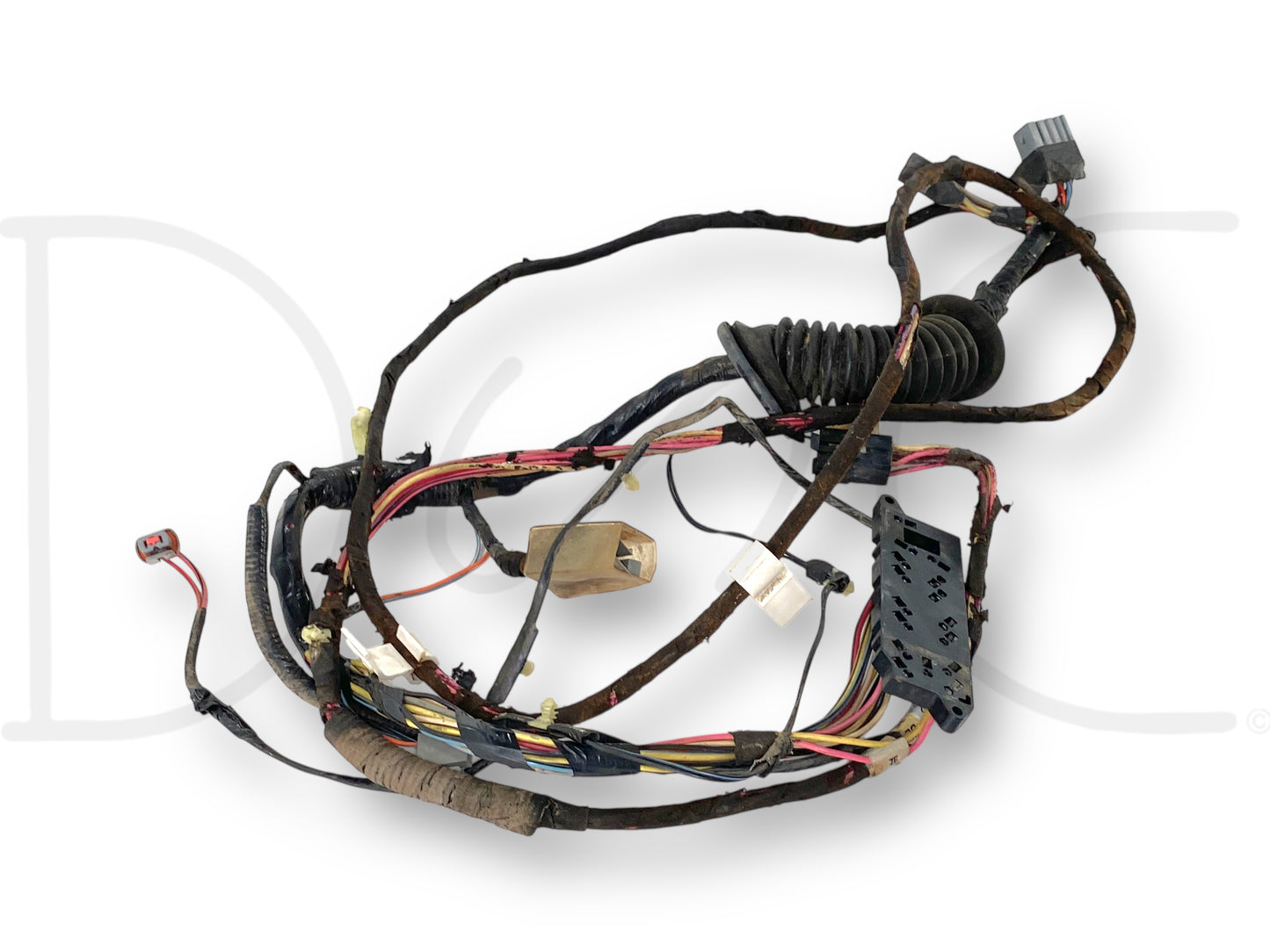 96-97 Ford F250 F350 LH Left Driver Front Door Wiring Harness F6Ts-14A509-P260Y
