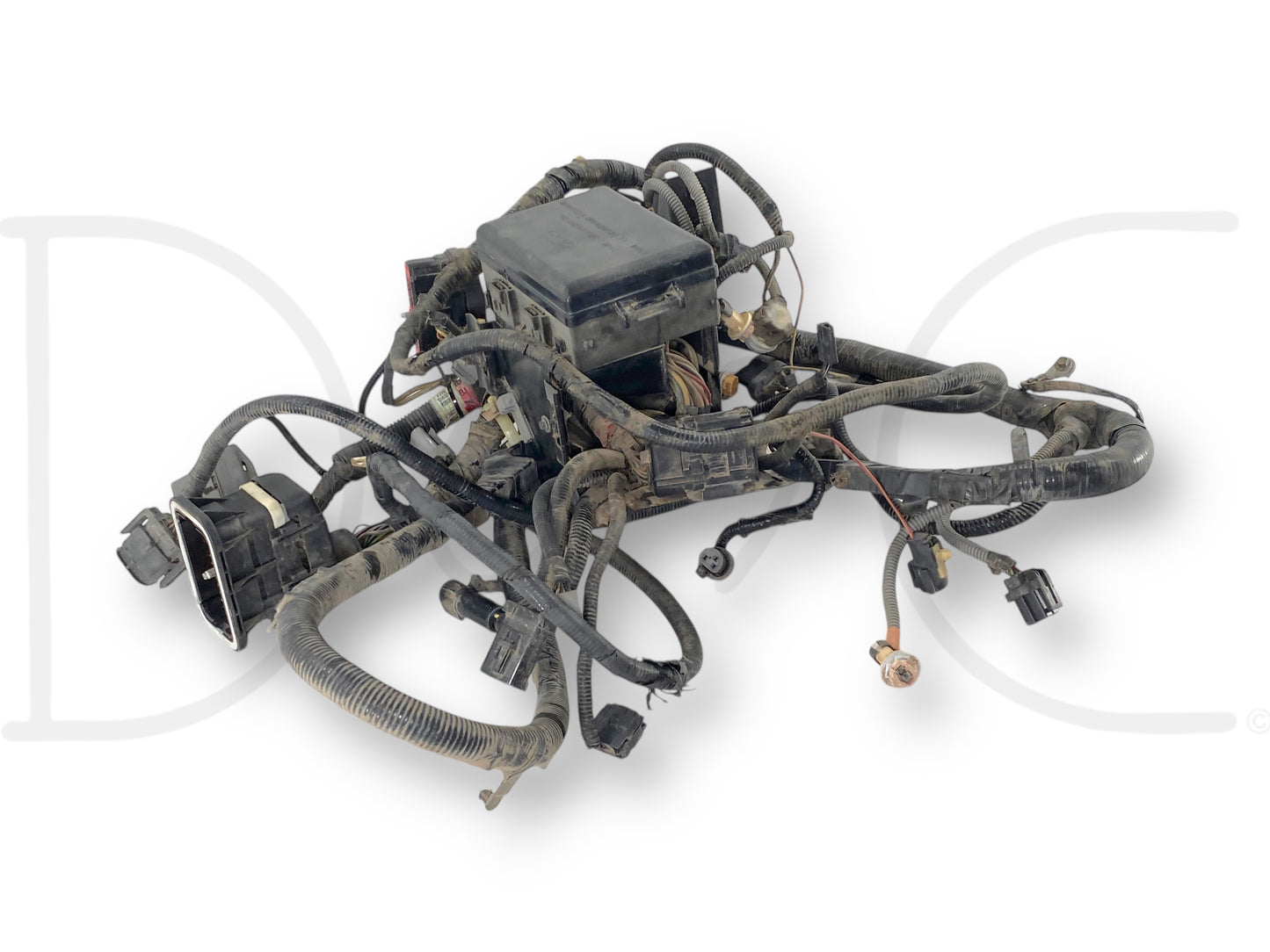 96-97 Ford F250 F350 7.3 Front Body Fuse Box Wiring Harness F7Tb-12A581-P260F Bj