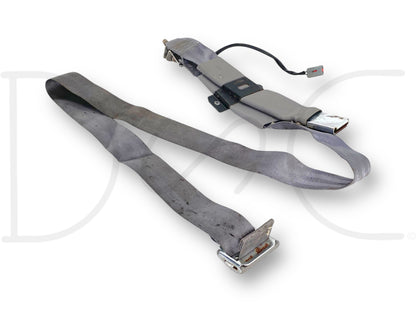 92-97 Ford F250 F350 Front Center Jump Seat Lap Belt Driver Seatbelt Latch Gray