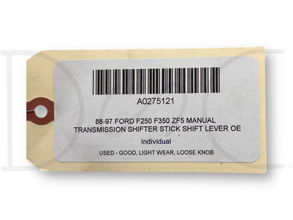 88-97 Ford F250 F350 ZF5 Manual Transmission Shifter Stick Shift Lever OE