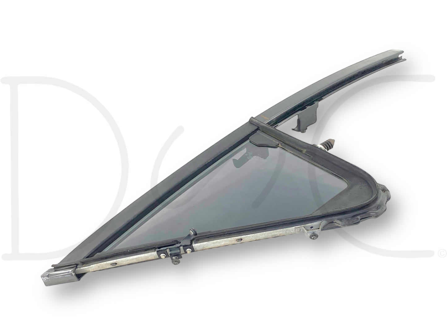 92-97 Ford F250 F350 LH Left Driver Vent Wing Window Glass Assembly OEM