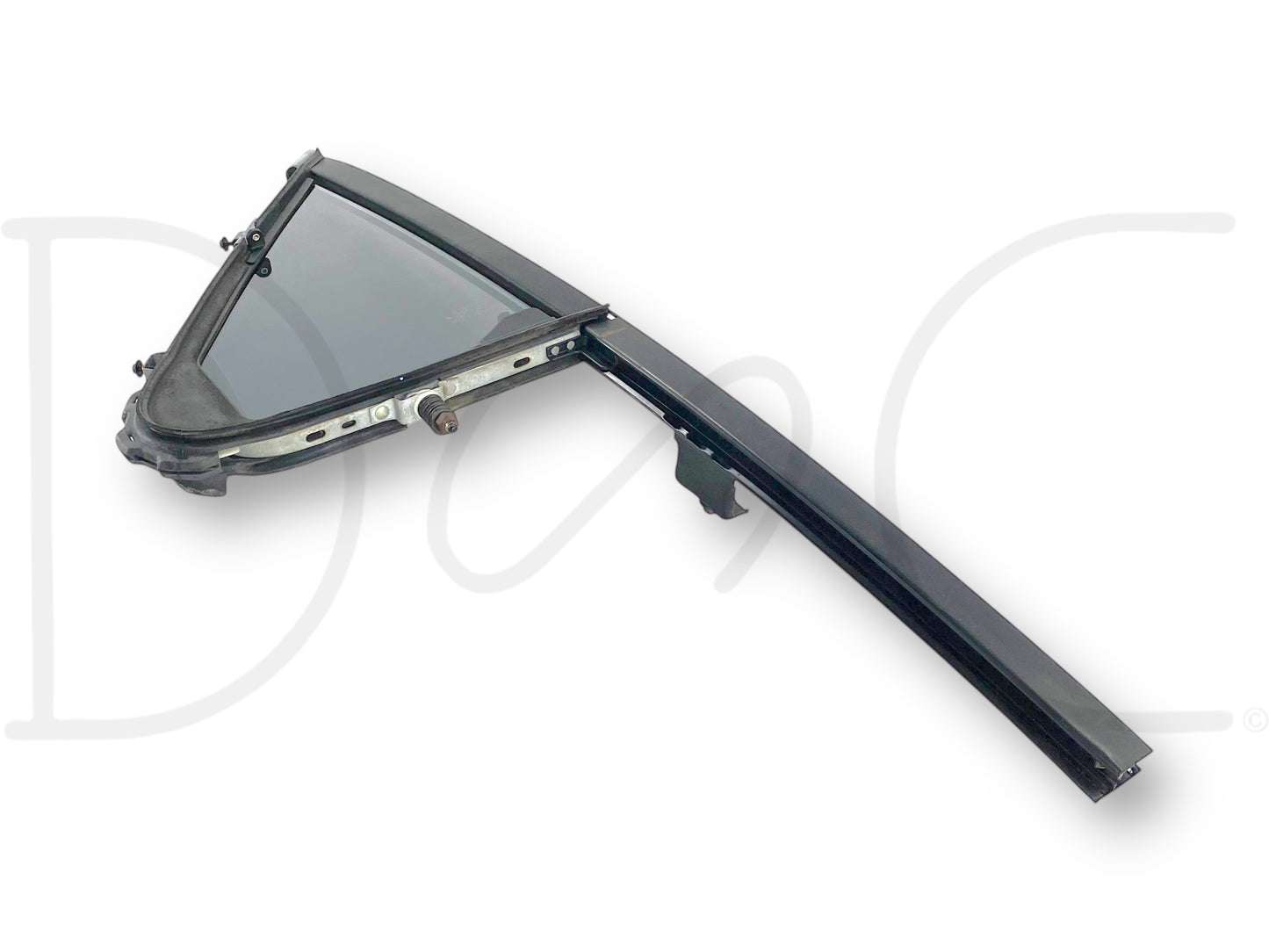92-97 Ford F250 F350 LH Left Driver Vent Wing Window Glass Assembly OEM