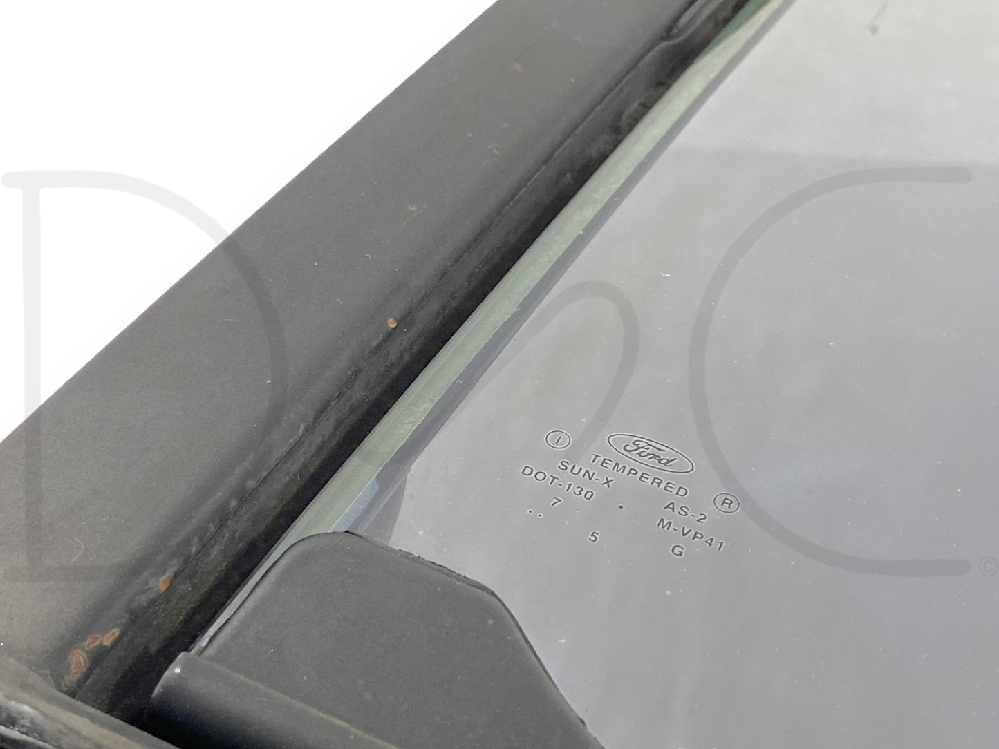 92-97 Ford F250 F350 RH Right Passenger Vent Wing Window Glass Assembly OEM