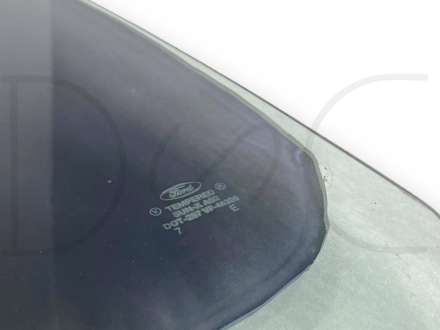 92-97 Ford F250 Front LH Left Driver Window Glass OEM