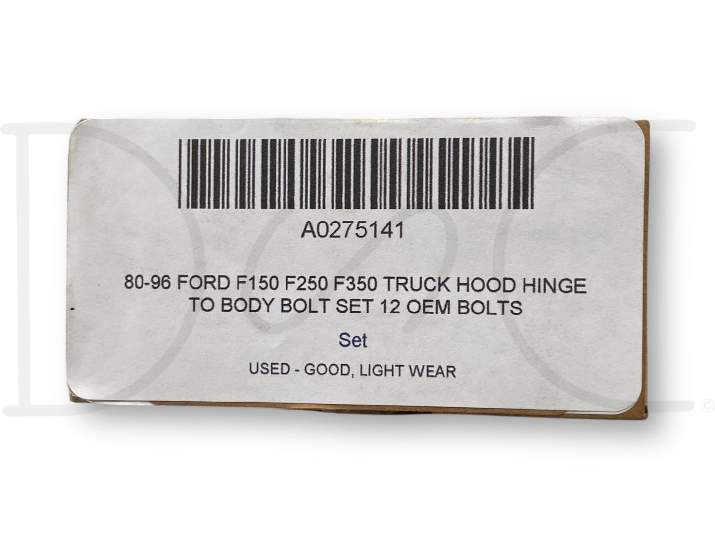 80-96 Ford F150 F250 F350 Truck Hood Hinge To Body Bolt Set 12 OEM Bolts