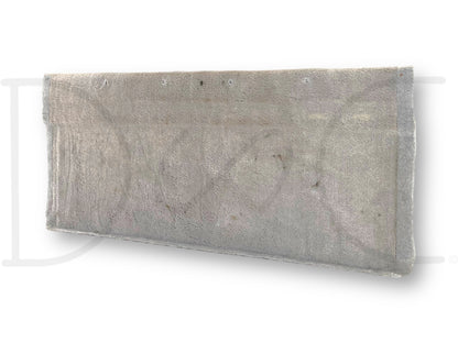 92-97 Ford F250 F350 Crew Cab Rear Wall Carpet Panel Opal Gray OEM