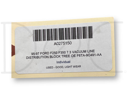 95-97 Ford F250 F350 7.3 Vacuum Line Distribution Block Tree OE F6Ta-9C491-Aa