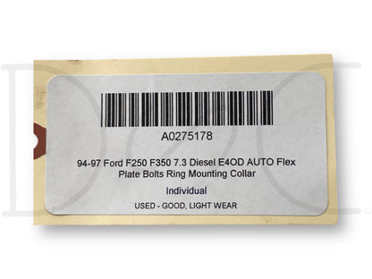 94-97 Ford F250 F350 7.3 Diesel E4OD Auto Flex Plate Bolts Ring Mounting Collar