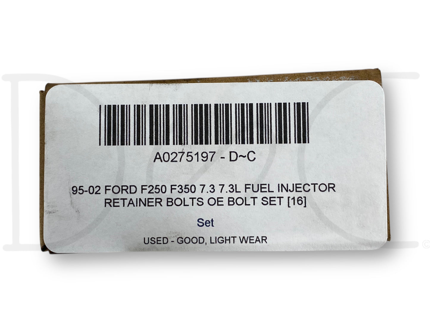 95-02 Ford F250 F350 7.3 7.3L Fuel Injector Retainer Bolts OE Bolt Set [16]