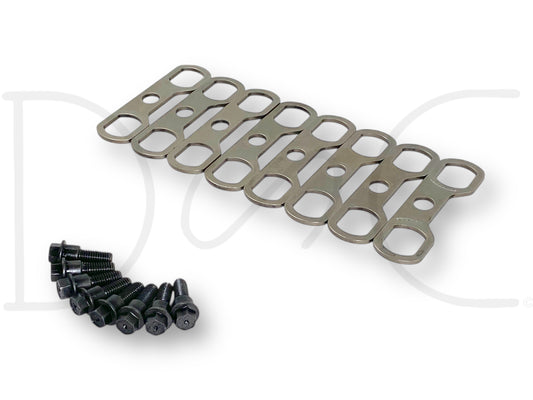 95-02 Ford F250 F350 7.3 7.3L Diesel Lifter Retainer & Bolt Set OE Retainers used good condition with light wear, compatible with Ford Super Duty and Excursion diesel engines.