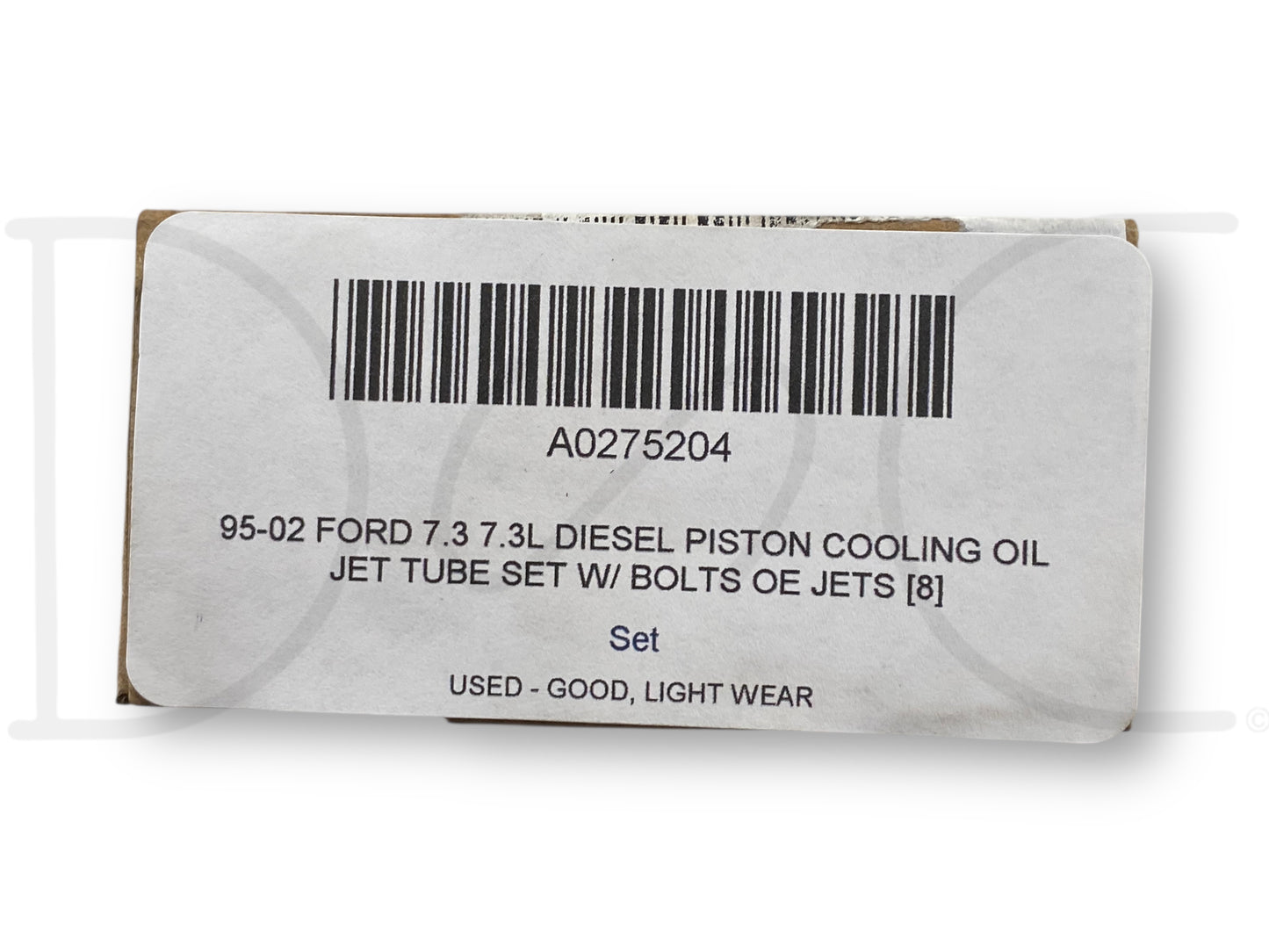 95-02 Ford 7.3 7.3L Diesel Piston Cooling Oil Jet Tube Set W/ Bolts OE Jets [8]