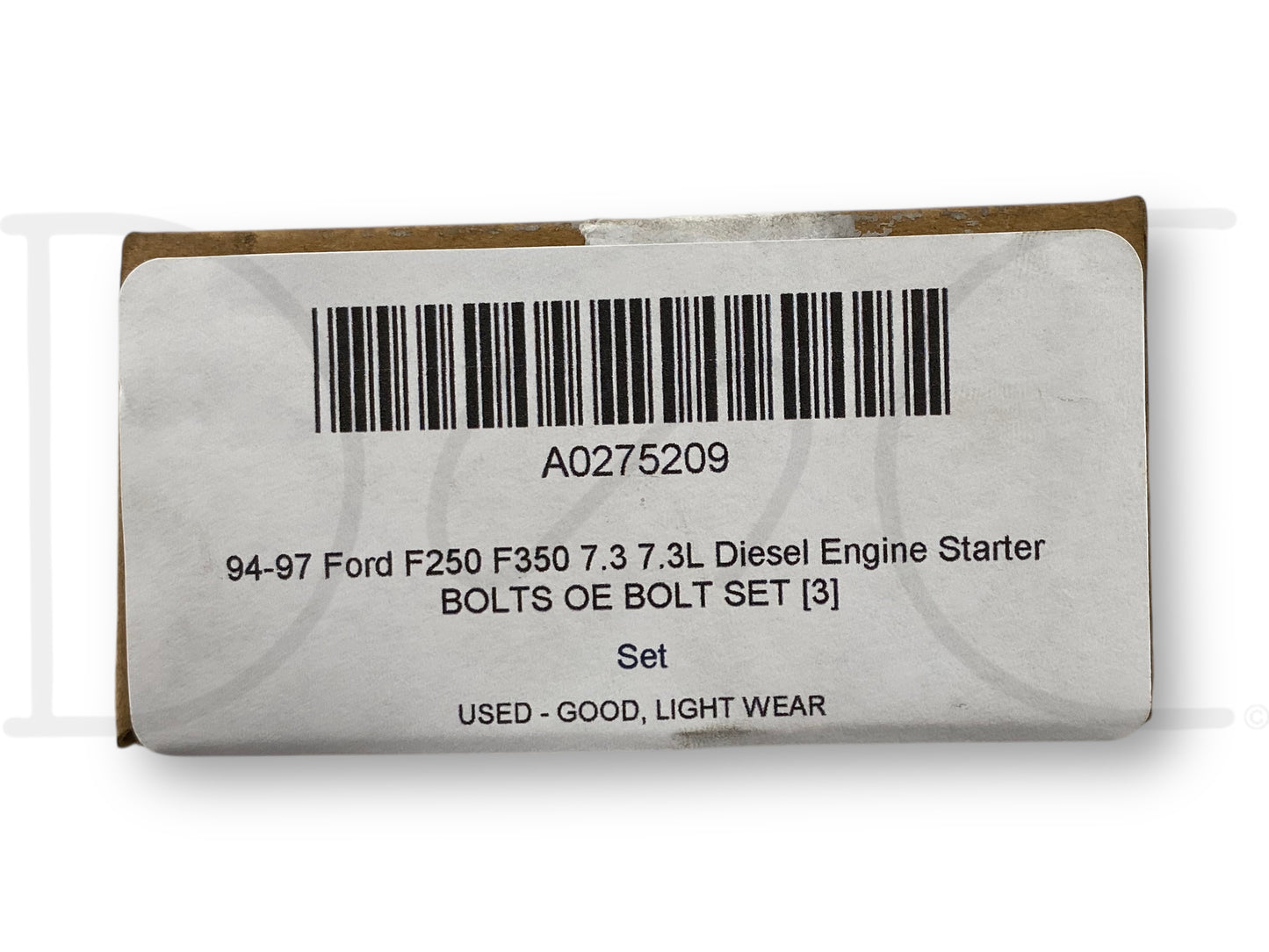94-97 Ford F250 F350 7.3 7.3L Diesel Engine Starter Bolts OE Bolt Set [3]