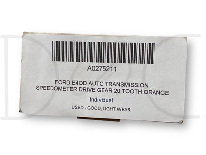 Ford E4OD Auto Transmission Speedometer Drive Gear 20 Tooth Orange OEM