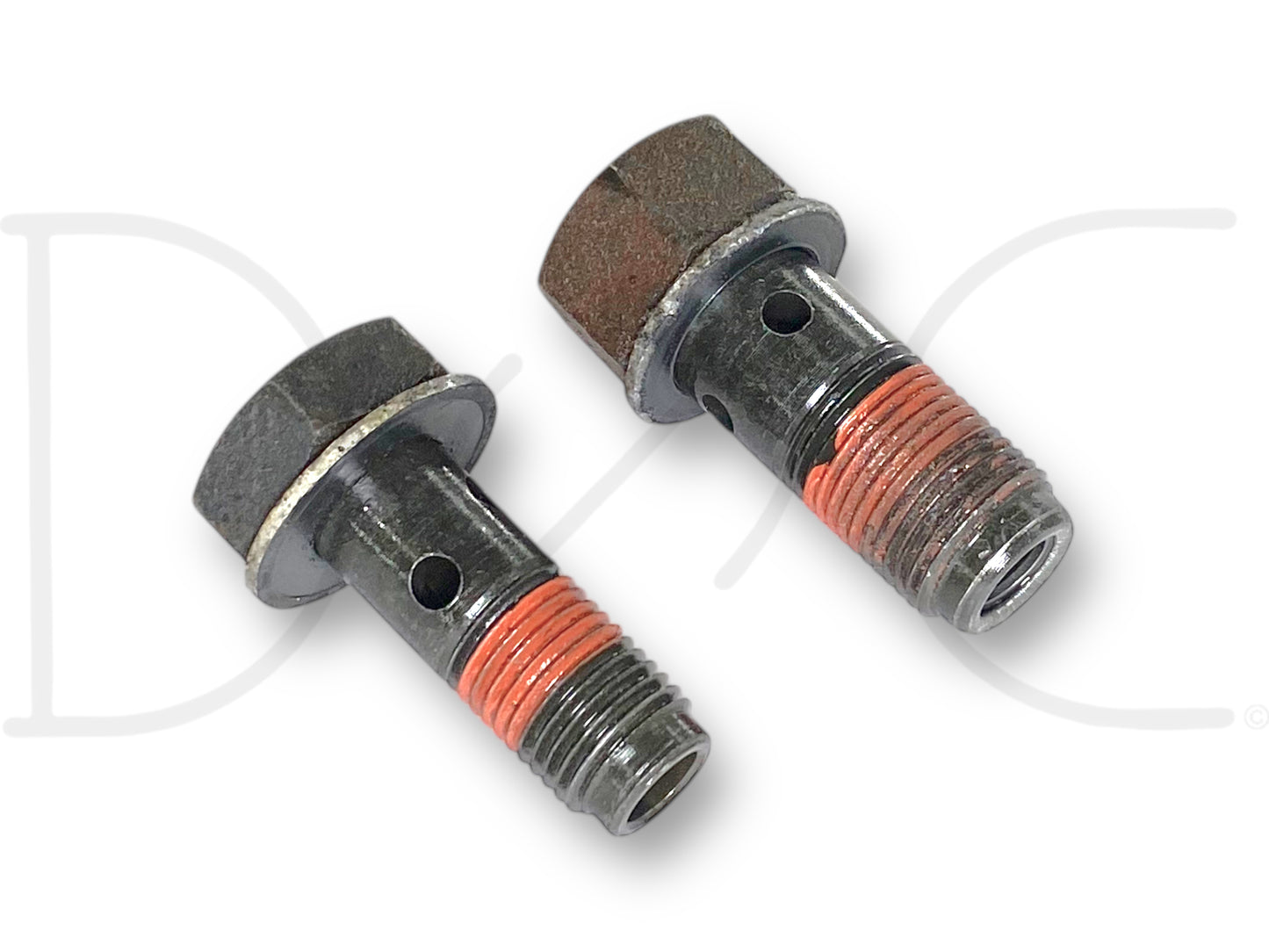 94-97 Ford F250 F350 E4OD Auto Automatic Trans Cooler Line Banjo Bolt Set OEM