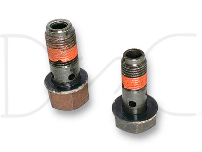 94-97 Ford F250 F350 E4OD Auto Automatic Trans Cooler Line Banjo Bolt Set OEM