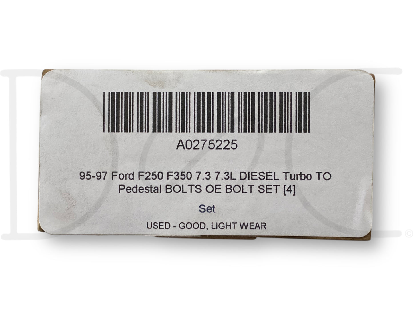 95-97 Ford F250 F350 7.3 7.3L Diesel Turbo To Pedestal Bolts OE Bolt Set [4]