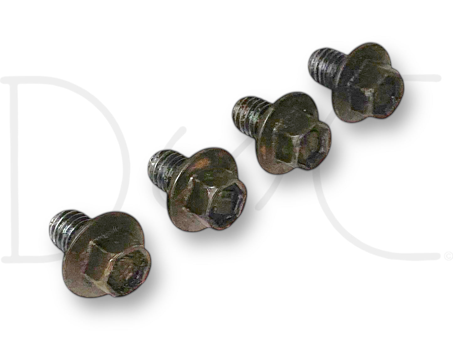 94-97 Ford F250 F350 7.3 7.3L Water Pump Pulley Bolts Bolt Set (4) OE